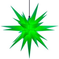 A7 grün Kunststoff Herrnhuter Stern für Außen und Innen